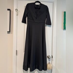 Long women’s dress with no stretch